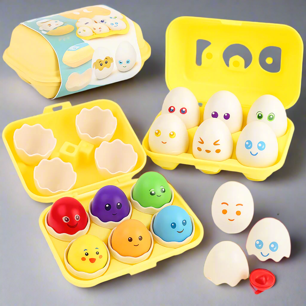 Educational Plastic Colour Matching Egg Toy