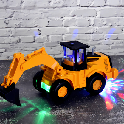 Kids Toy Digger Excavator Lights Sounds Truck