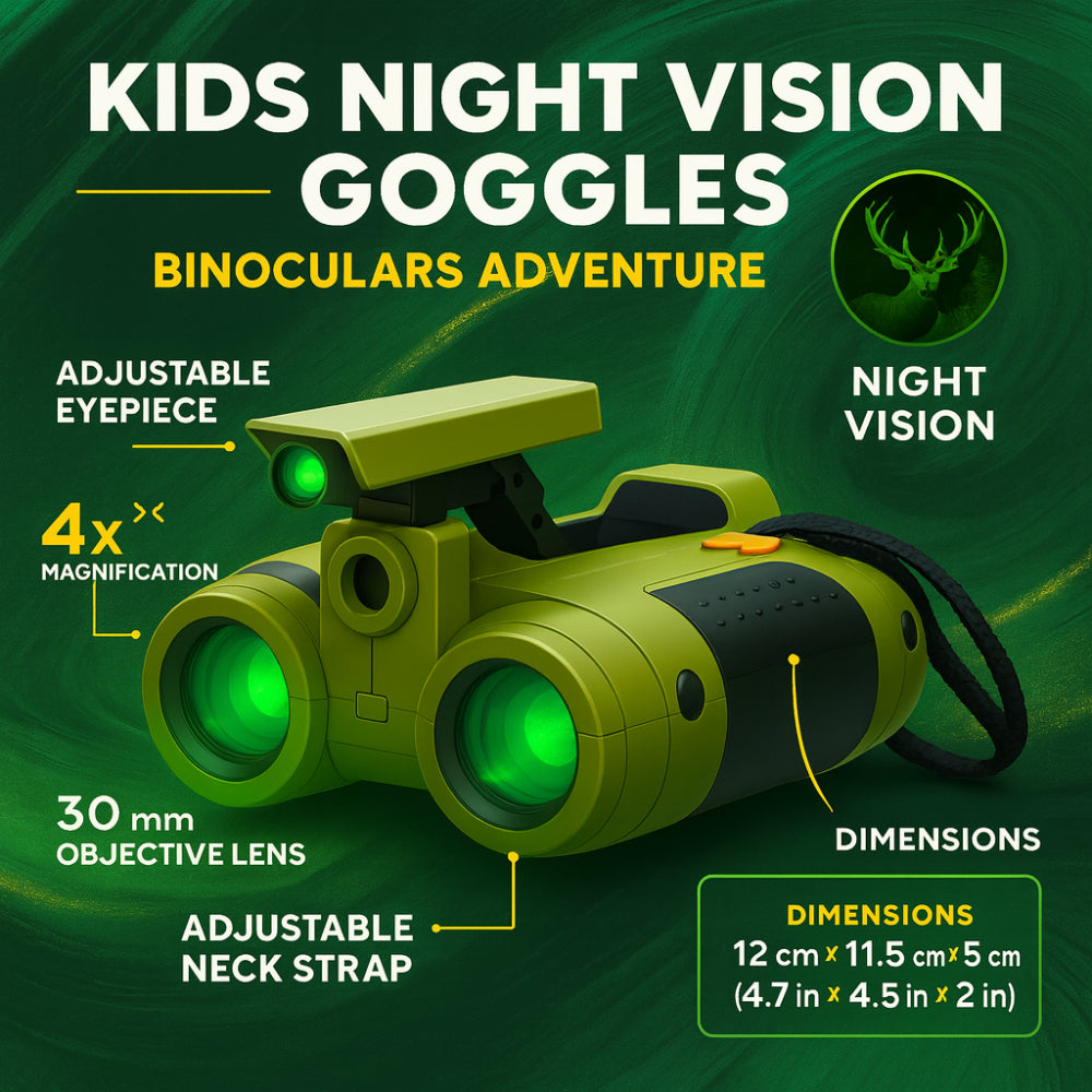 Kids Night Vision Goggles Binoculars Adventure Toy