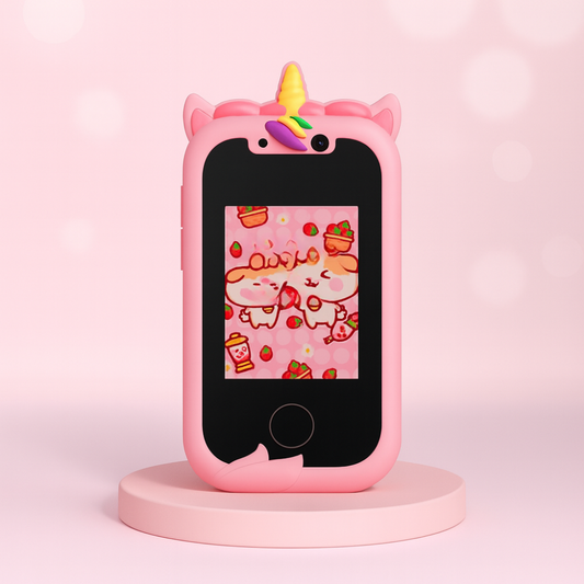 Kids Phone Toy Dual Camera Learning Device