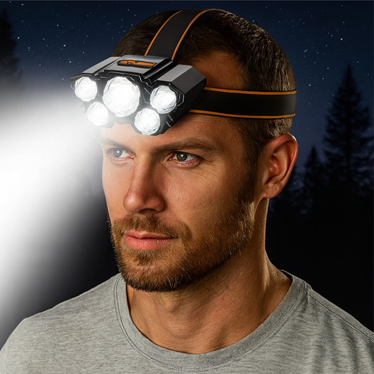 LED Rechargeable Hunting Gear Head Torch