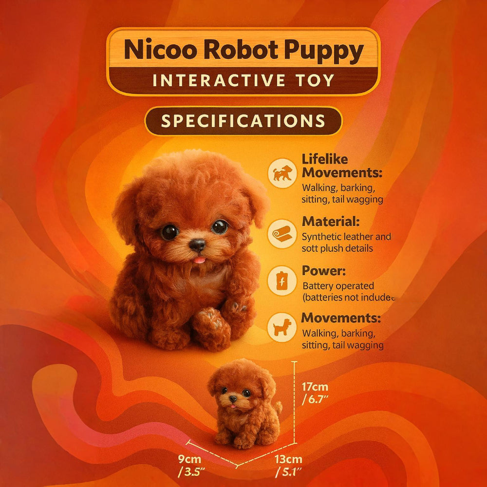 Robot Puppy Toy Dogs Realistic Best Plush Pet for Kids