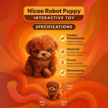 Robot Puppy Toy Dogs Realistic Best Plush Pet for Kids