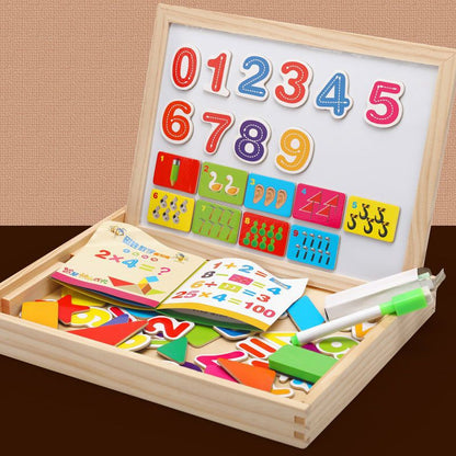 Wooden Magnetic Toys Drawing Board for Kids