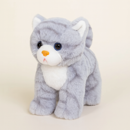Realistic Cat Plush Toy Soft Stuffed Kitten Doll Kids Gift