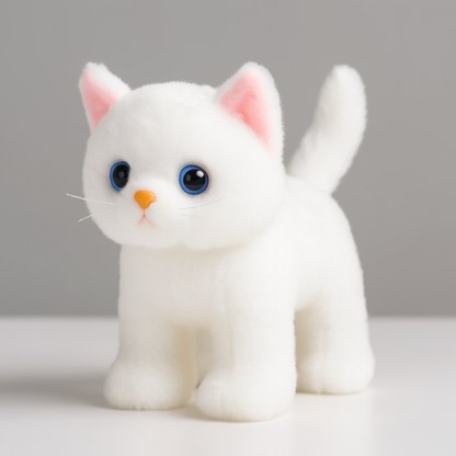 Realistic Cat Plush Toy Soft Stuffed Kitten Doll Kids Gift