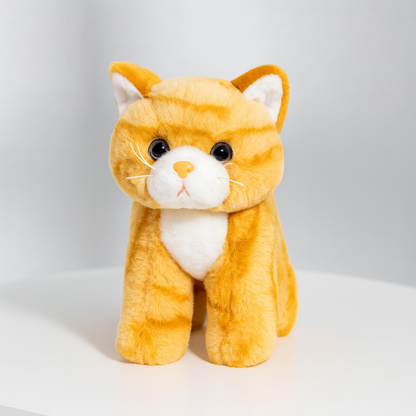Realistic Cat Plush Toy Soft Stuffed Kitten Doll Kids Gift
