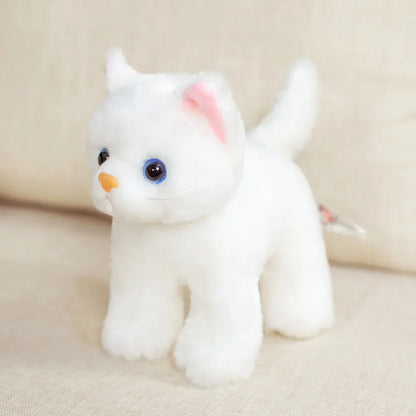 Realistic Cat Plush Toy Soft Stuffed Kitten Doll Kids Gift
