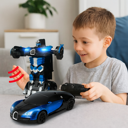 Remote Control Robot Car Transforming Toy