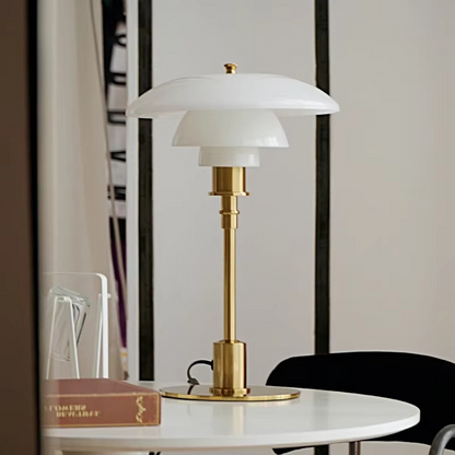 Table Lamp Gold Glass Scandinavian Style