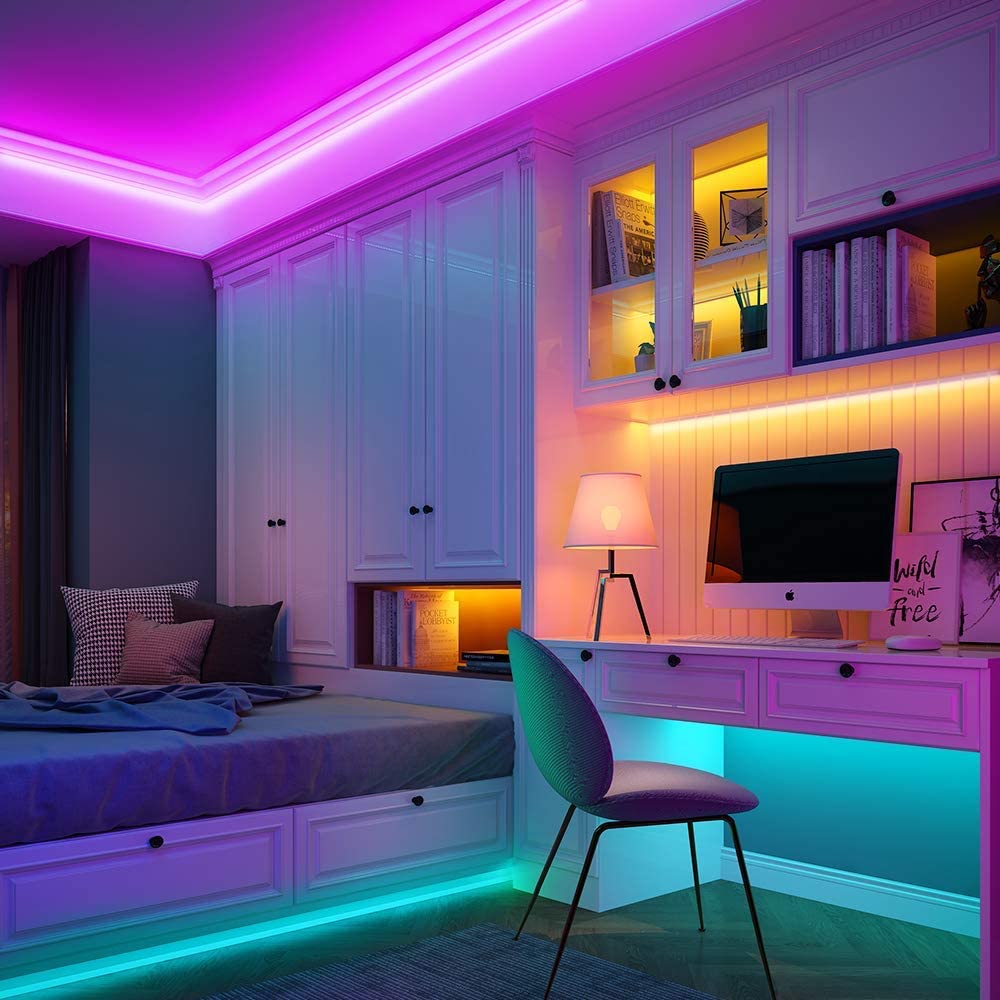 LED Strip Lights Remote Colour Changing Mood