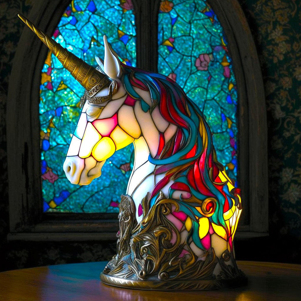 Animal Stained Glass Table Lamp Ornament