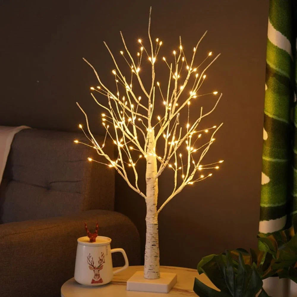 LED Table Lamp Birch Decorative Tree Light