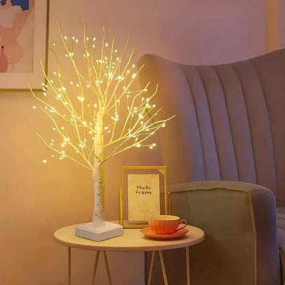 LED Table Lamp Birch Decorative Tree Light