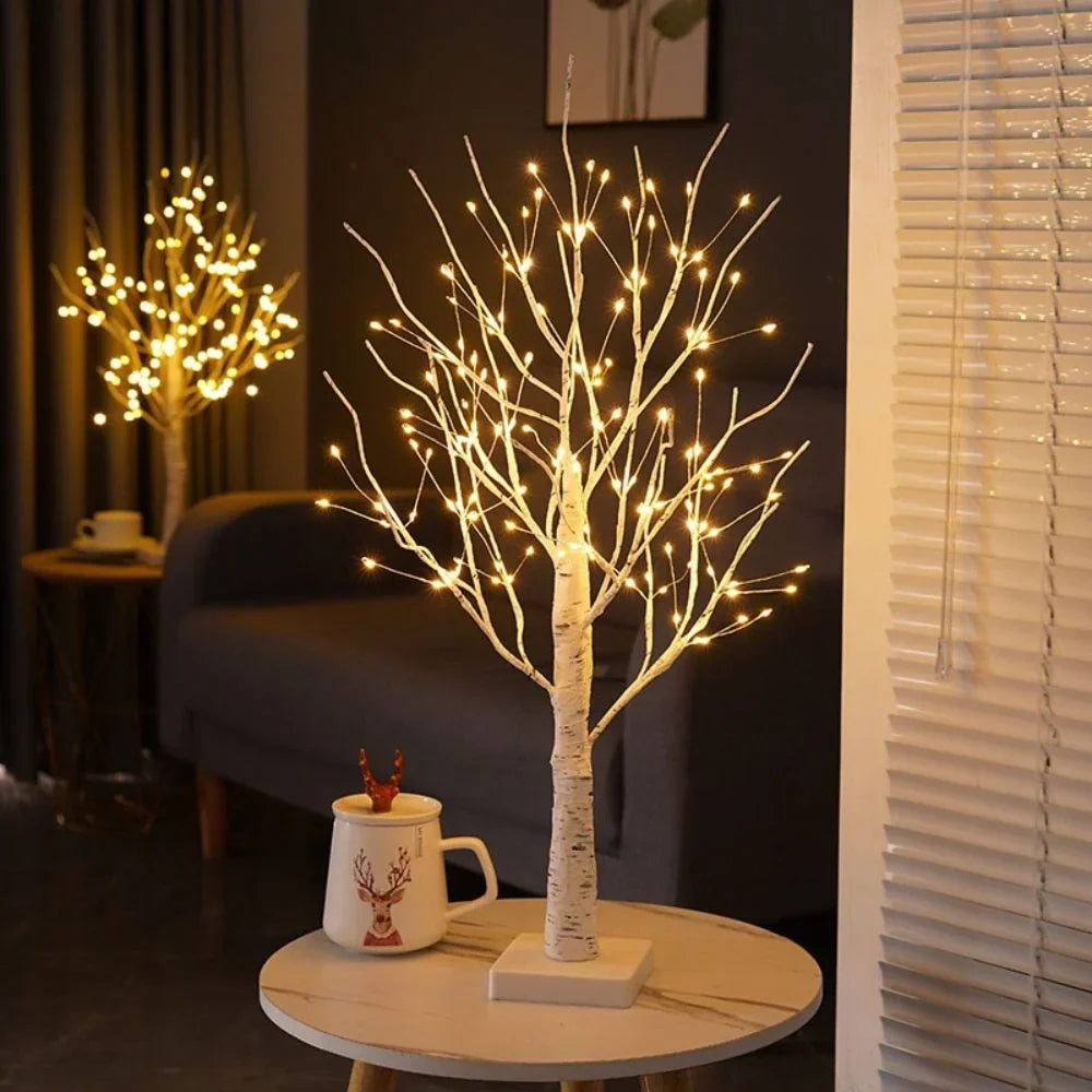 LED Table Lamp Birch Decorative Tree Light