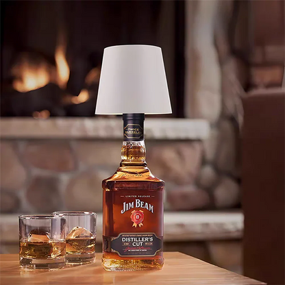 Bottle Light Metal Table Lamp