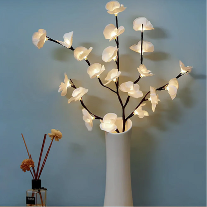 LED Lighted Artificial Branch Table Lamp