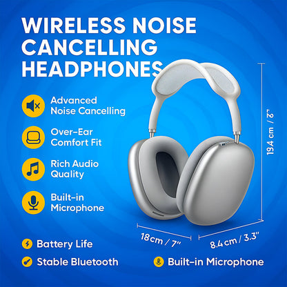 Wireless Noise Cancelling Over Ear Headphones