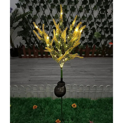 Luminous Bloom - Solar LED Garden Flower Lights for Outdoor Décor, Waterproof, Energy Efficient Lavender Design