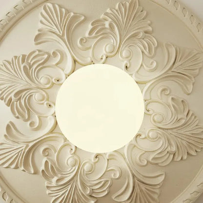 Wall Light Resin Vintage Style Round Lamp