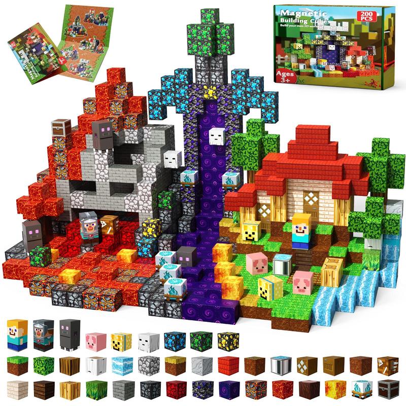 Magnetic Building Blocks Toy Set Kids
