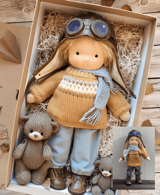 Dolls Handmade Cotton Soft Toy Gift Set