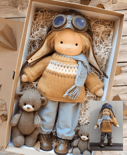 Dolls Handmade Cotton Soft Toy Gift Set