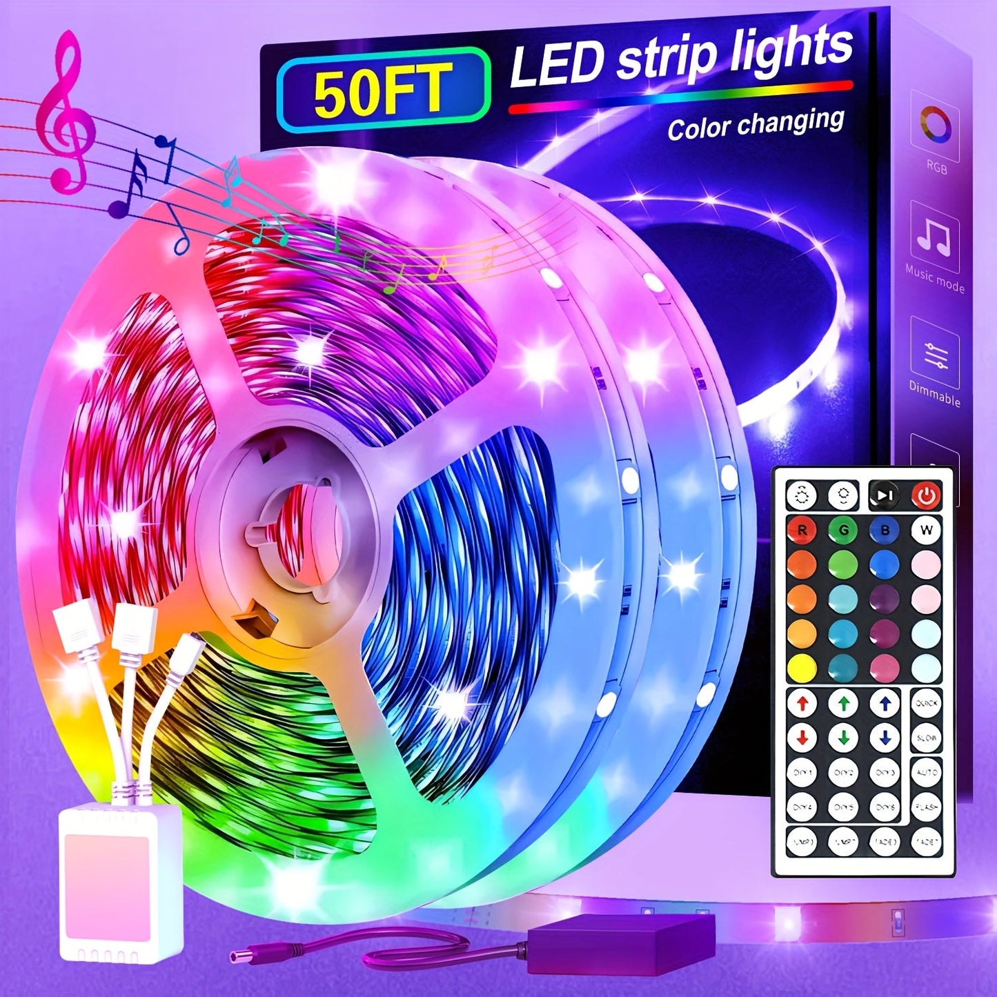 LED Strip Lights Colour Changing with App Control