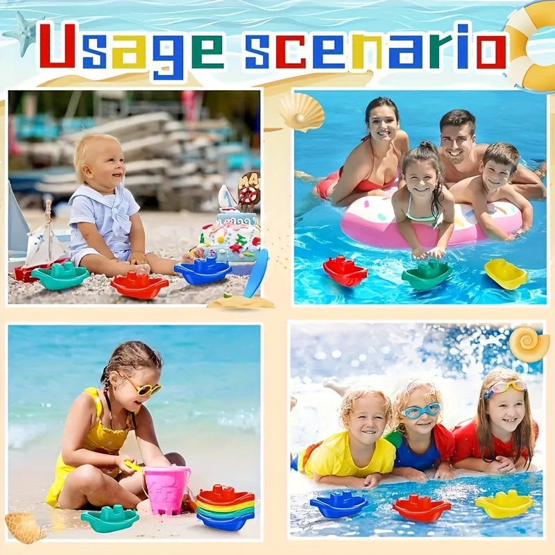 Plastic Bath Toy Boats for Toddlers