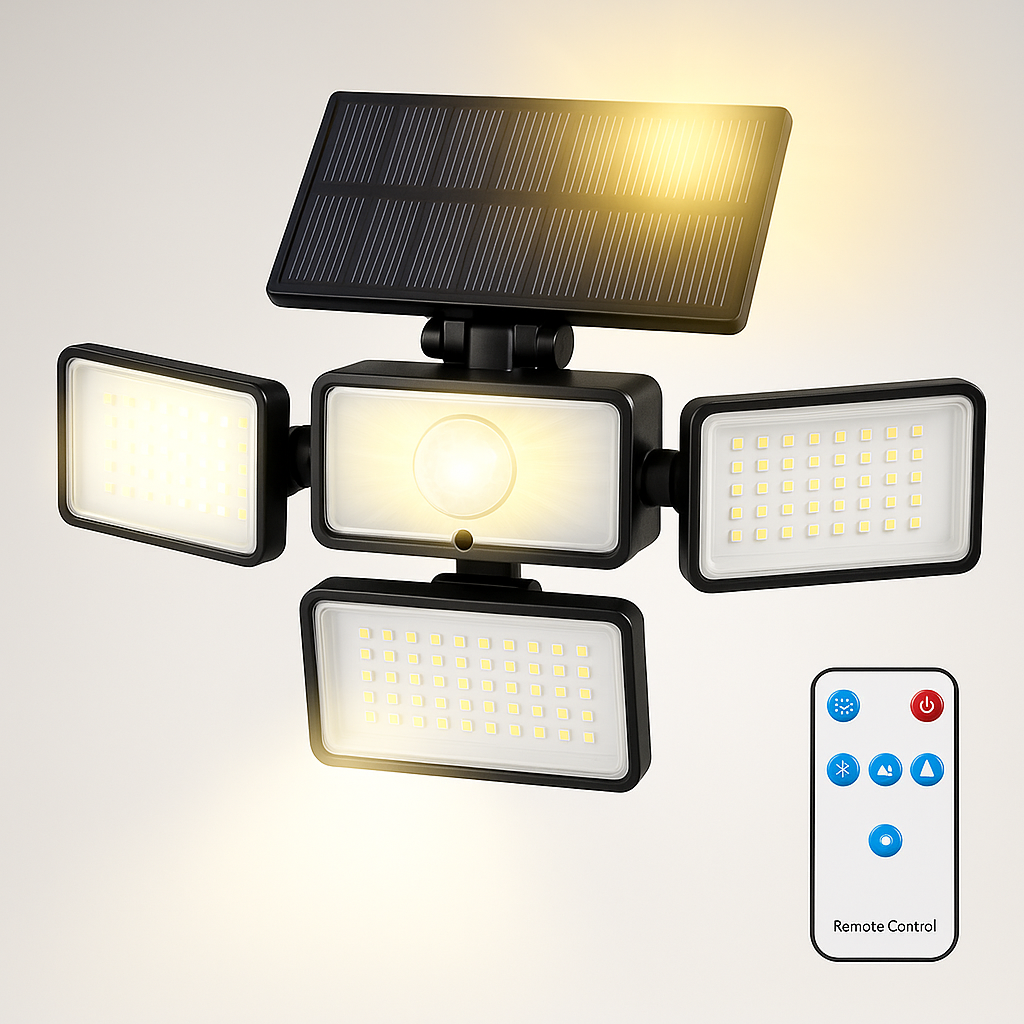 Outdoor Solar Motion Sensor Floodlight