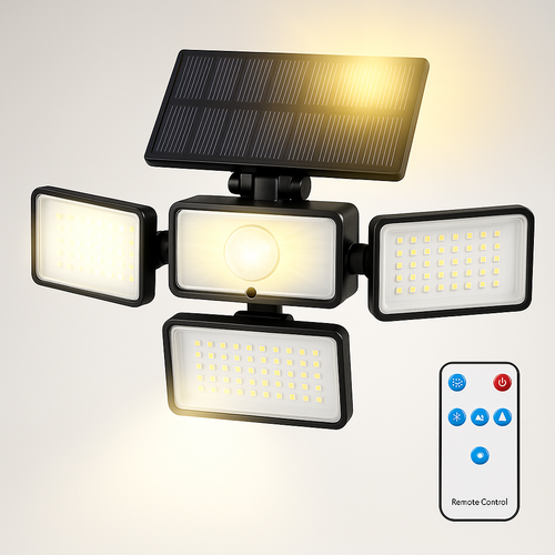 Outdoor Solar Motion Sensor Floodlight