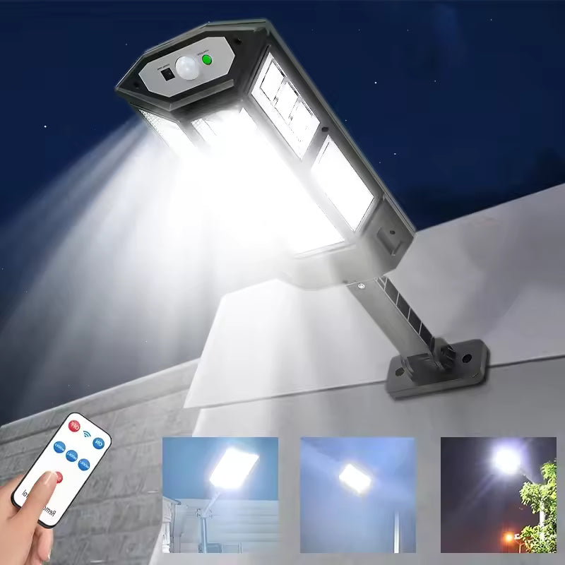 Outdoor Solar Wall Light Motion Sensor Plastic