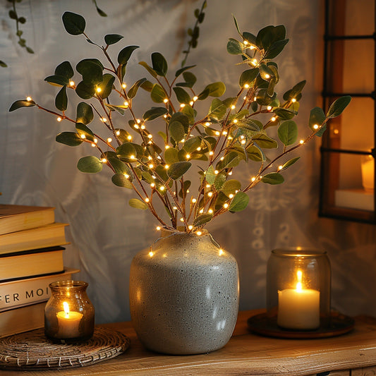 Fairy Lights Decorative Table Arrangement