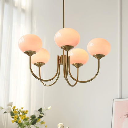 Ceiling Light Modern Brass Chandelier Lamp