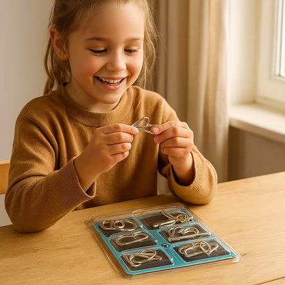 Educational Kids Toy Metal Puzzle Set