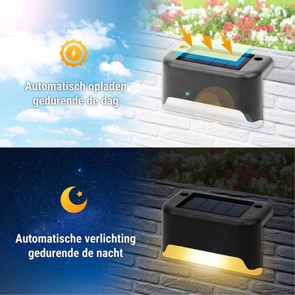 Outdoor Solar Fence Lights LED Wall Mounted