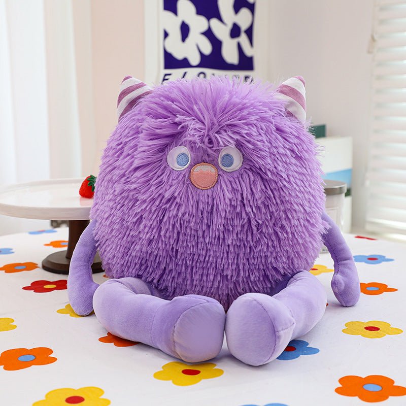 Fuzzby the Fluffy Beast™ – Purple Monster Plush Toy | Auraplush™ 50CM - 90CM - 140CM plush toy – Auraplush™
