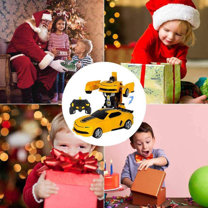 Remote Control Robot Car Transforming Toy