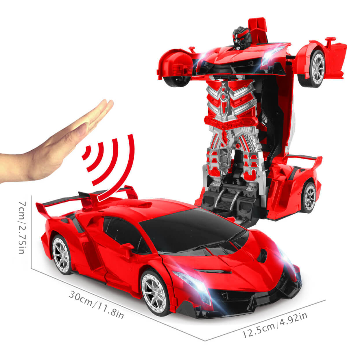 Remote Control Transforming Robot Car Toy
