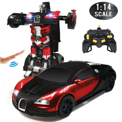Remote Control Transforming Robot Car Toy