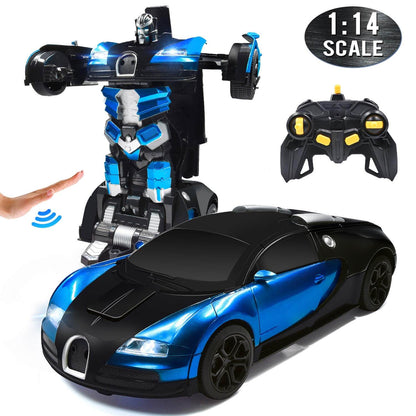 Remote Control Transforming Robot Car Toy