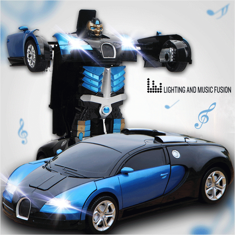 Remote Control Robot Car Transforming Toy