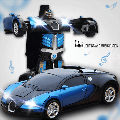 Remote Control Robot Car Transforming Toy