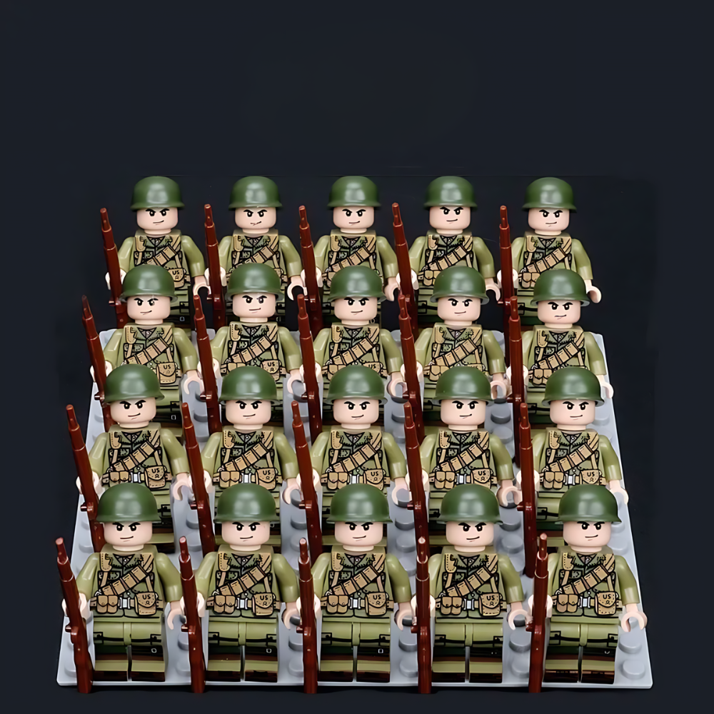 Military Soldier Building Block Toy Set