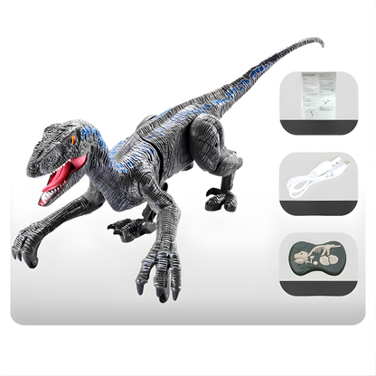 Remote Control Dinosaur Toy Walking LED Mist