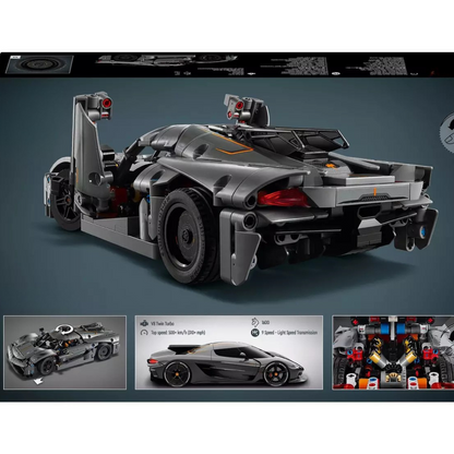 Car Building Toy with Moving Engine Parts