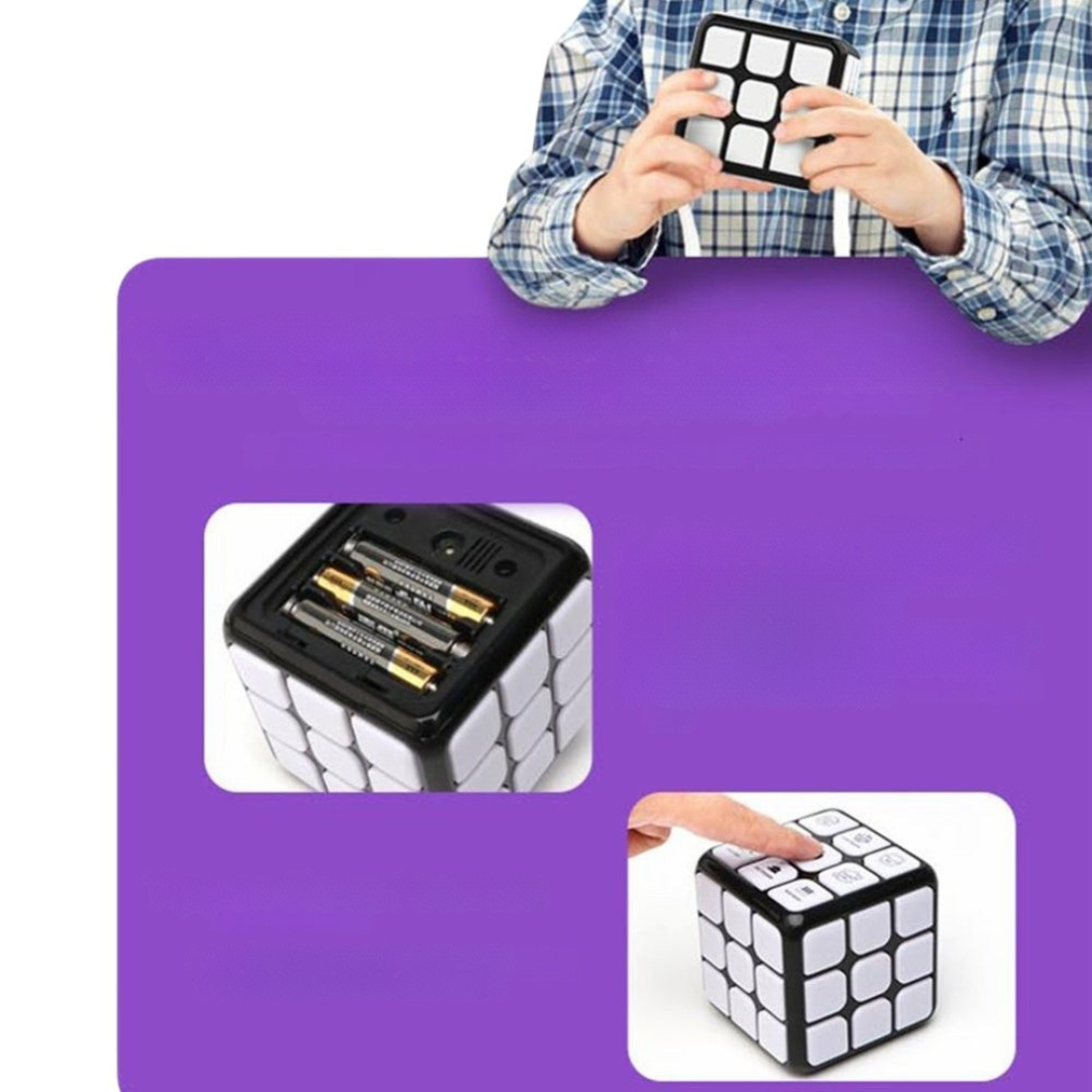 Puzzle Cube Toy with LED Light Effects