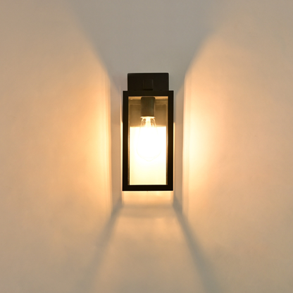 Outdoor Wall Light Modern Metal Lantern