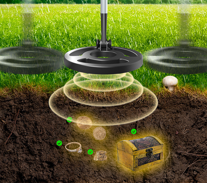 Metal Detector Lightweight Adjustable Treasure Hunter