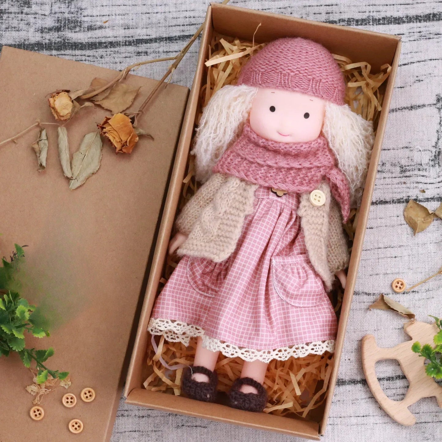 Doll Soft Plush Dress Up Gift Set